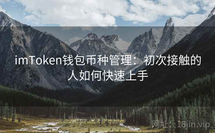 imToken钱包币种管理：初次接触的人如何快速上手